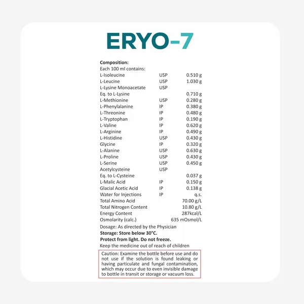 ERYO-7 Infusion Visual