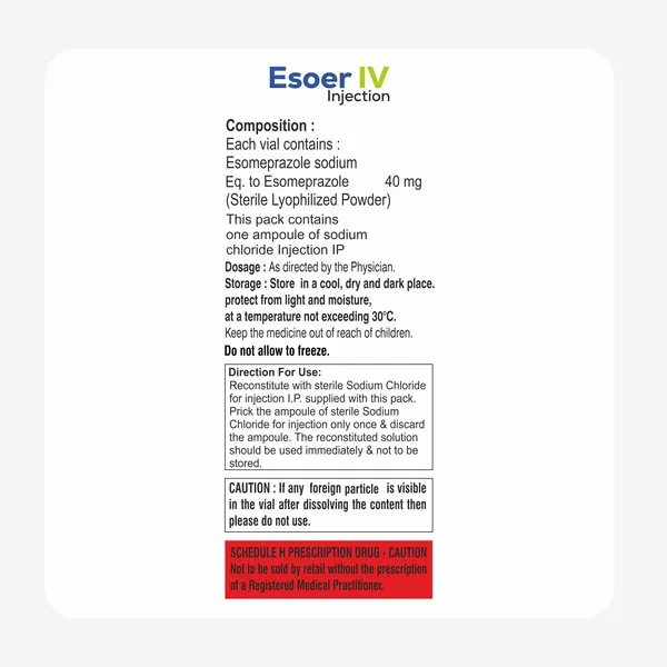 Esoer IV Injection Visual