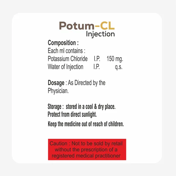 Potum-CL Injection Visual