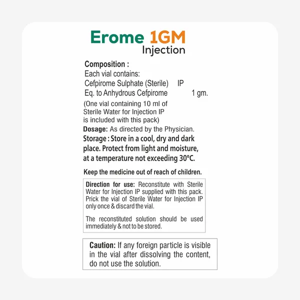 Erome 1GM Injection Visual