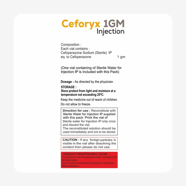 Ceforyx 1GM Injection Visual