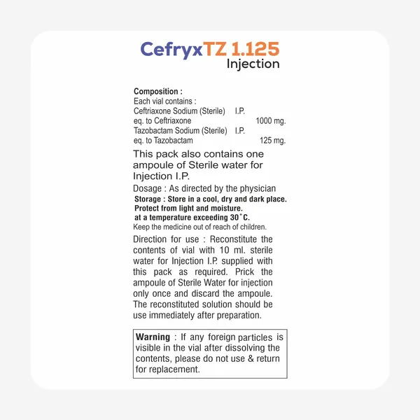 CEFRYX TZ 1.125 Visual