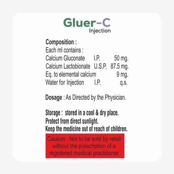 Calcium Gluconate and Calcium Lactobionate Injections